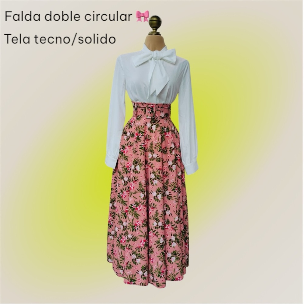 Skirt with belt